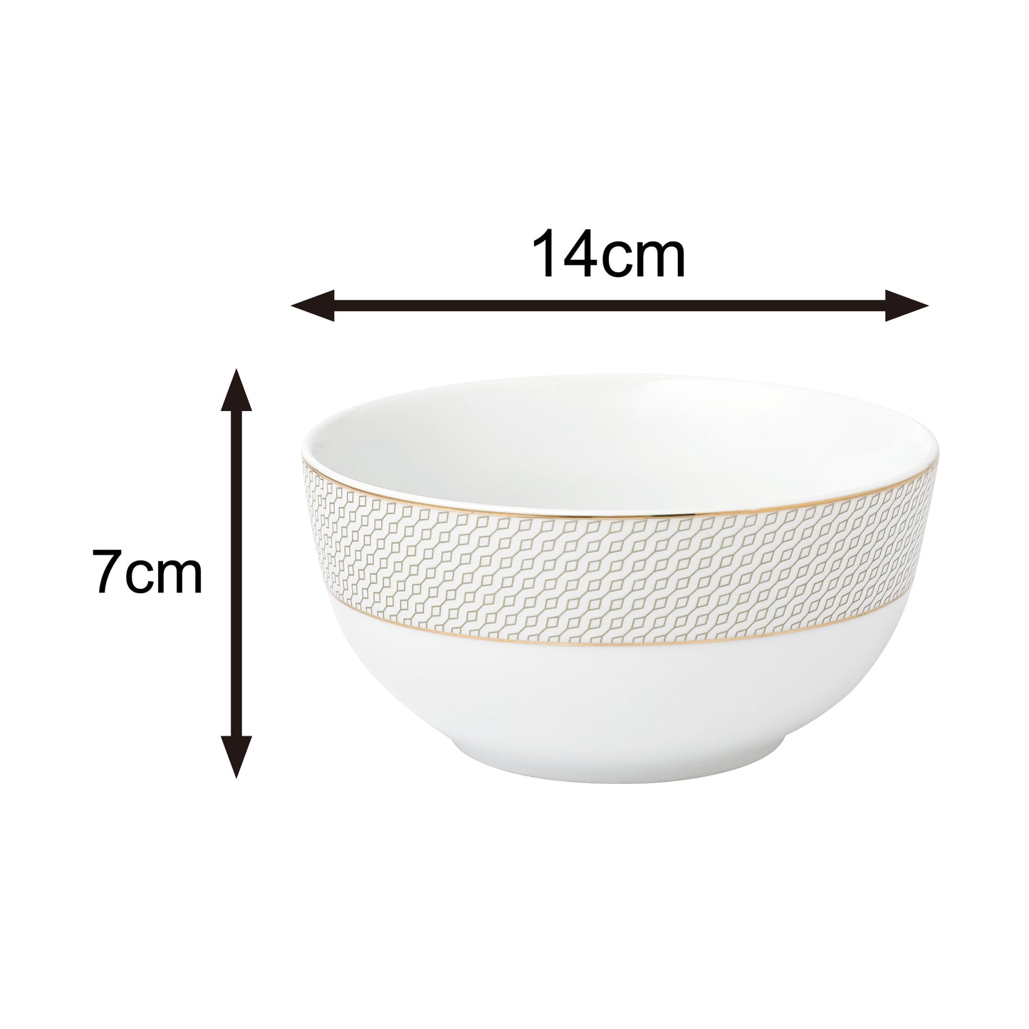 Premium Diamond & Gold Christmas Porcelain Dinner Set, 12 Pieces