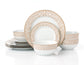 Mosaic Christmas Porcelain Dinner Set, 12 Pieces