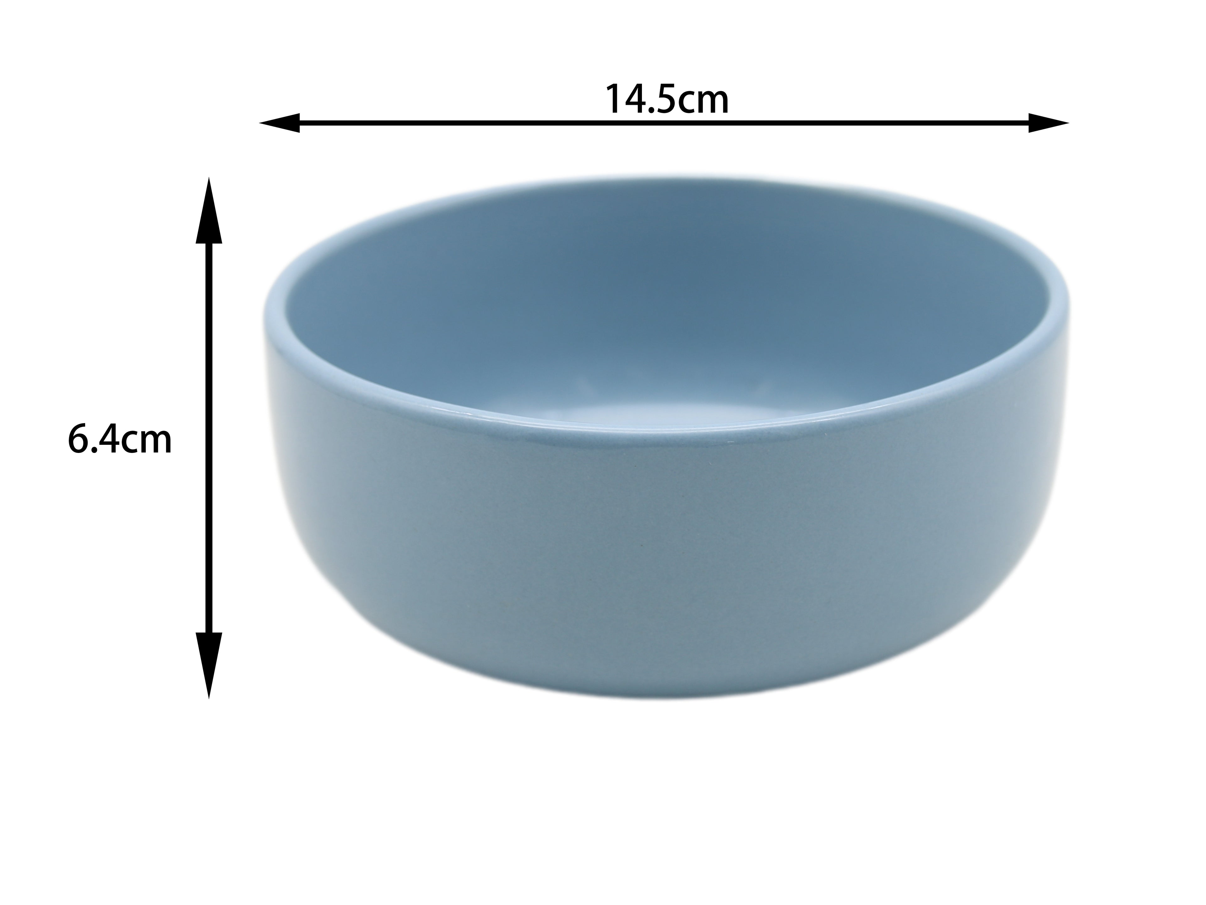 Waterside 12pc Pastel Blue, Lipped  Stoneware Dinnerware Set