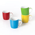 Waterside 4pc Colour Band Porcelain Mug Set ( video attached)