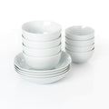 Waterside 12pc White Pasta Bowls Serving Set