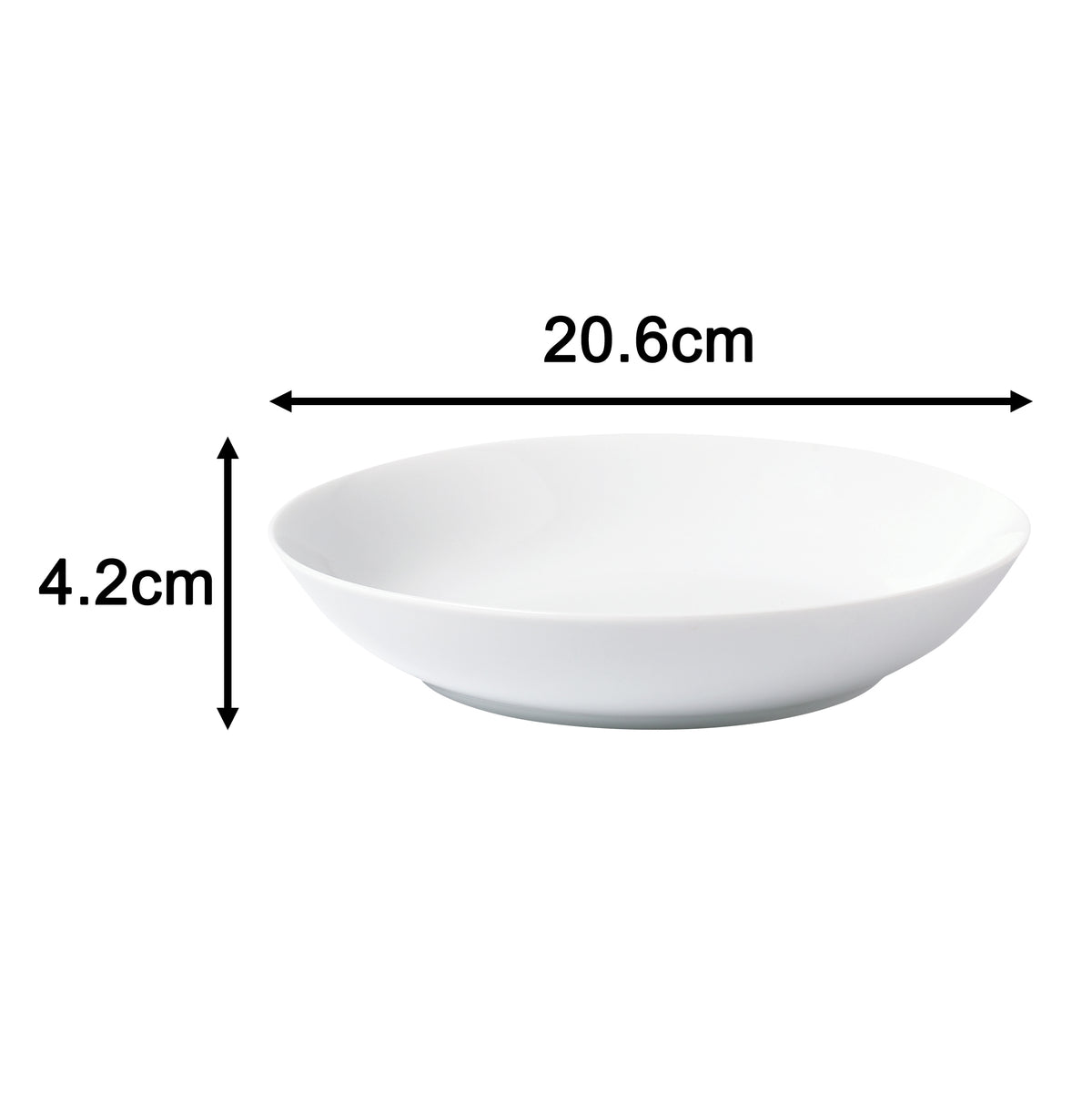 Waterside 12pc White Pasta Bowls Serving Set