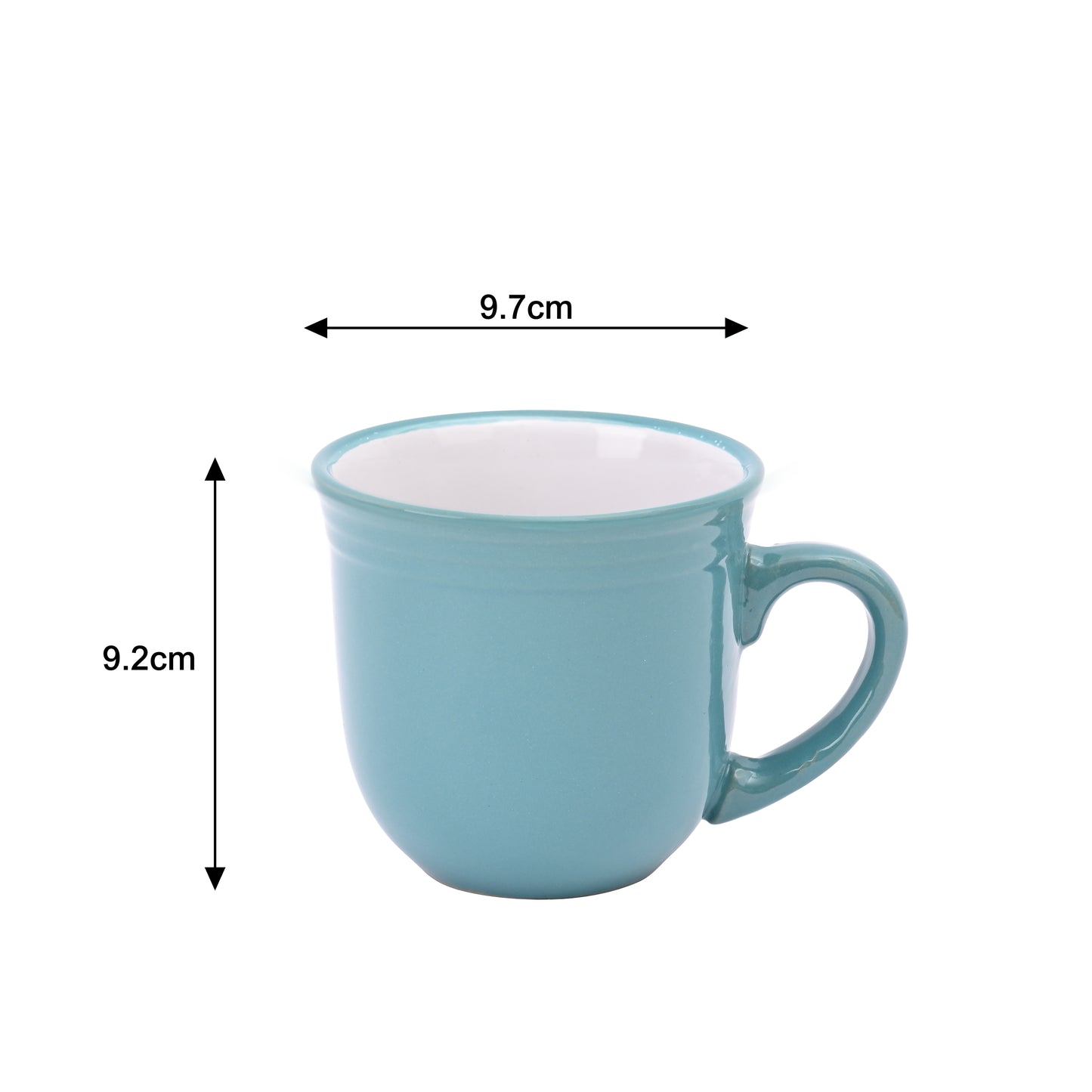 Camden Teal Stoneware Dinnerware Set, 16 Pieces