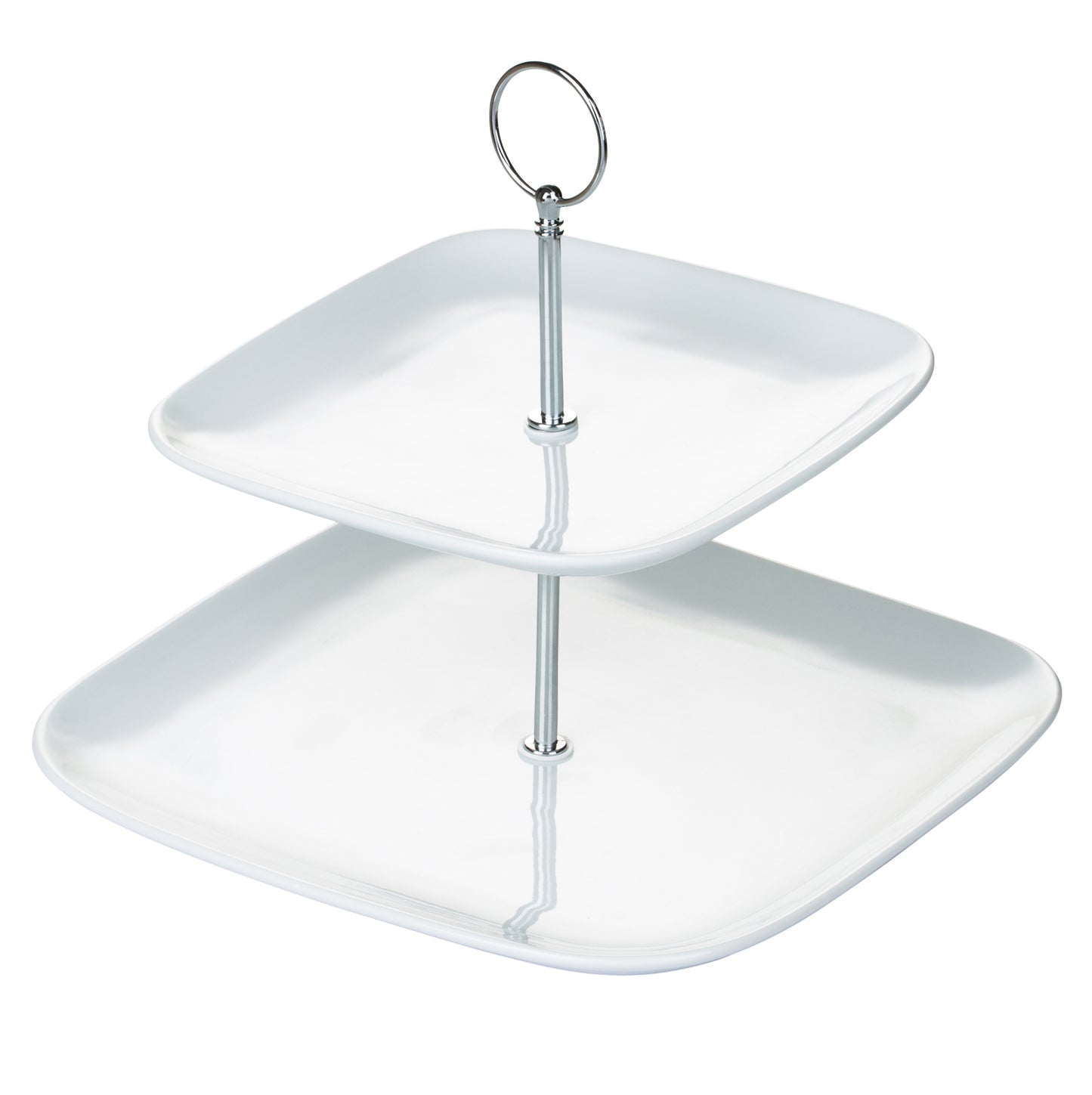 Two Tier Square Cake Stand