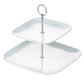 Two Tier Square Cake Stand