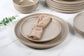 Solid Beige Stoneware Dinner Set, 16 Pieces