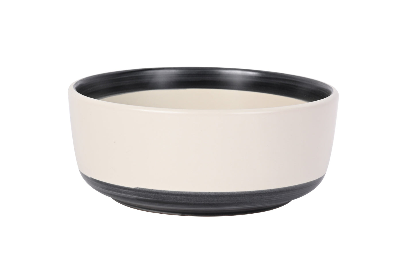 Hand Brush Stoneware Dinnerware Set, 16 Pieces