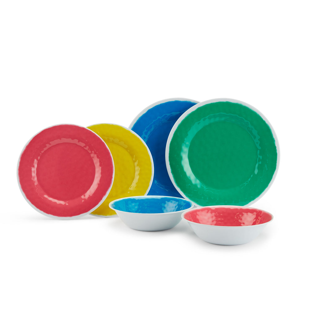 12pc Melamine Summer Mix & Match