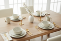 *** SPECIAL OFFER *** Waterside 16pc Reactive Glaze Cream Stoneware Dinner Set