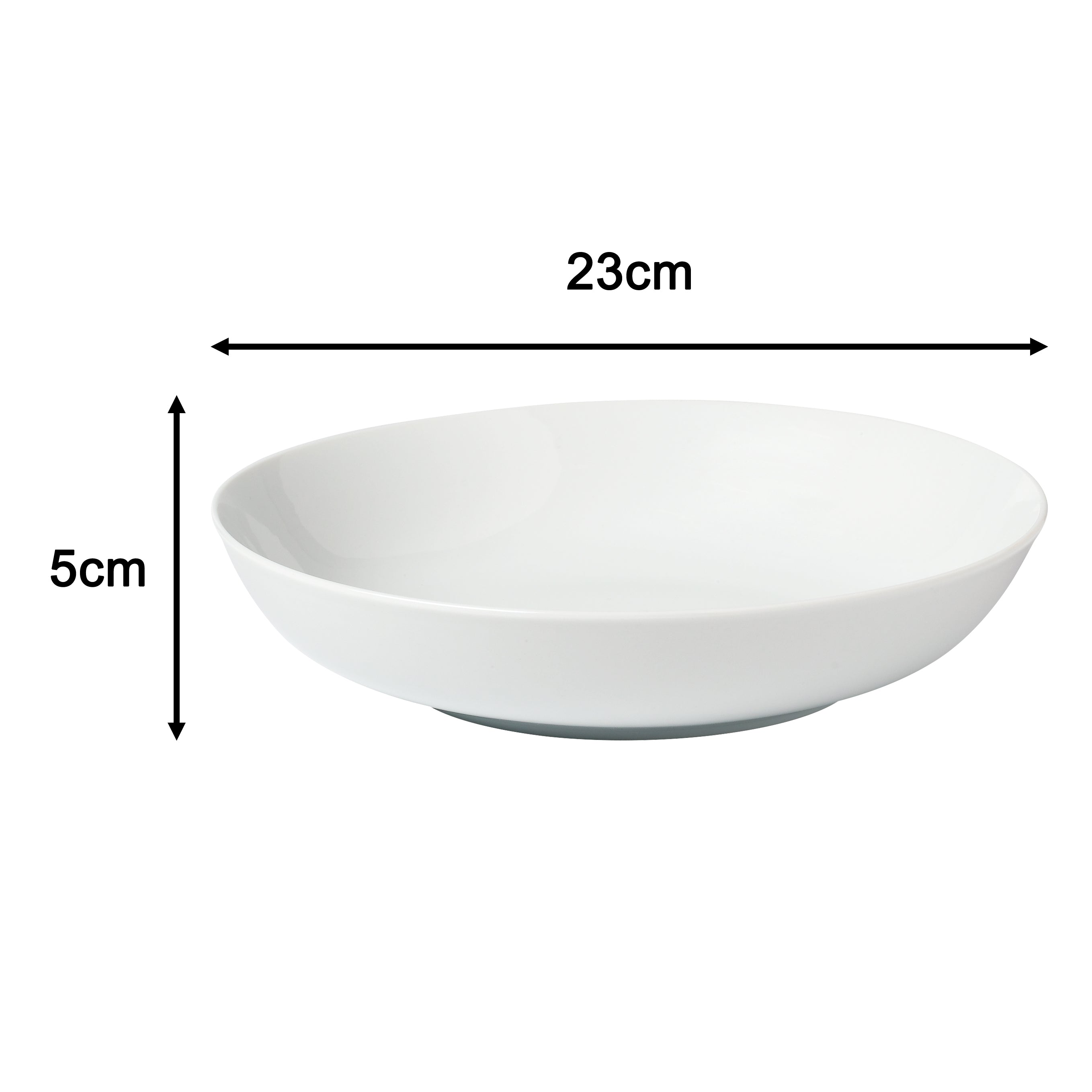 Waterside 6pk White Porcelain Pasta Bowl Set (video attached)