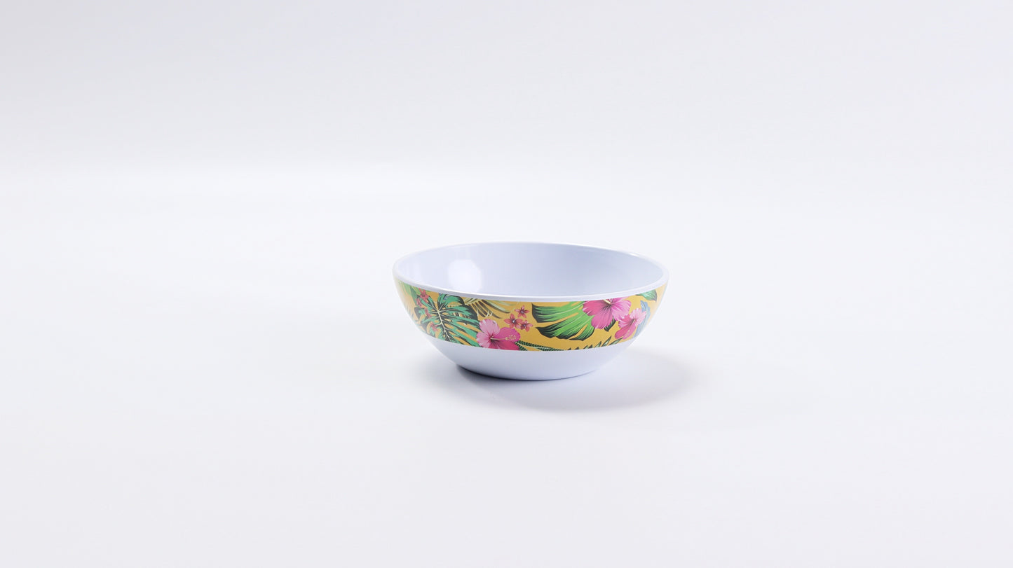 12pc Melamine Hawaiian-(Strong Plastic)