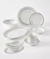 *** XMAS SPECIAL *** Gold Swirl Xmas Porcelain Dinnerware, 35 Pieces