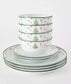 Xmas Tree Porcelain Dinner Set, 12 Pieces