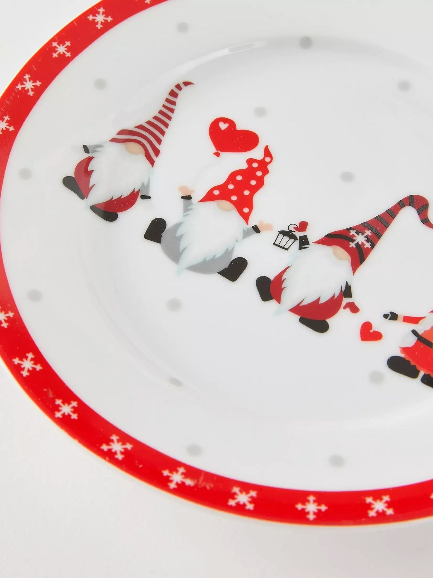 Nordic Gnome Porcelain Dinner Set, 12 Pieces