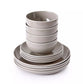 Waterside Grey Stoneware Dinnerware Set, 12 Pieces