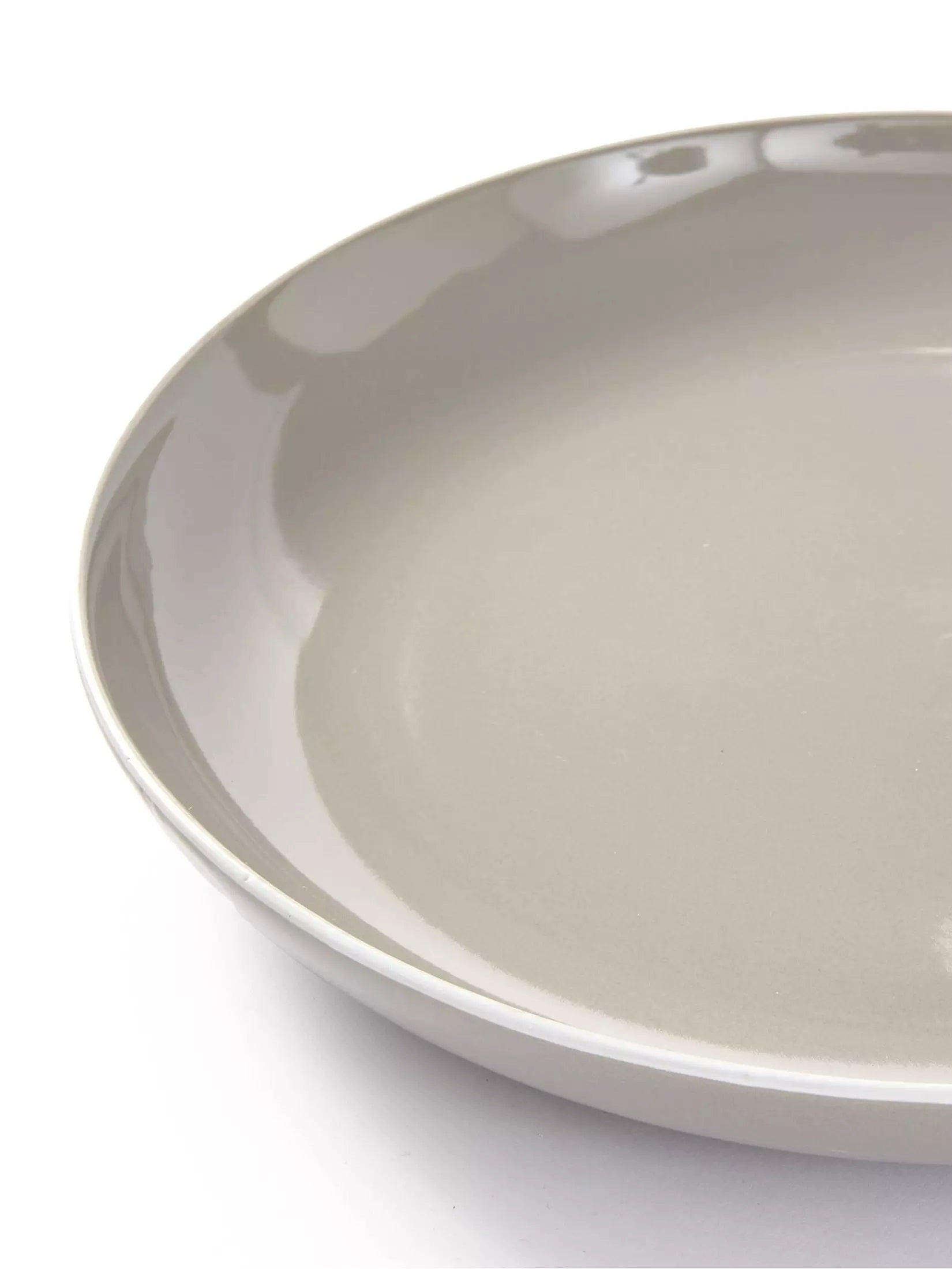 Waterside 12pc Grey Stoneware Dinnerware Set (video attached)