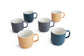 6pc Sanctuary Textured Mugs