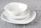 Waterside White Square Porcelain Dinner Set, 18 Pieces