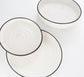 Speckle Glazed Stoneware Dinnerware Set, 12 Pieces