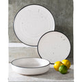Waterside 12pc Speckle Glazed Stoneware Dinnerware Set