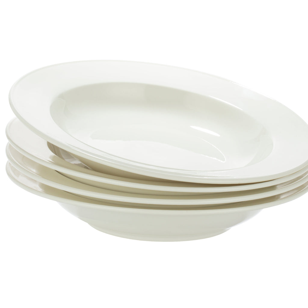 Waterside 4pc Large Classic Pasta Bowls