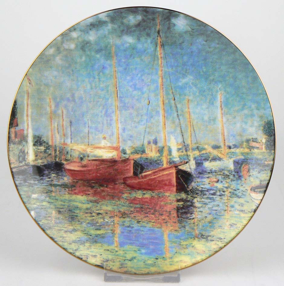 4 Piece Claude Monet Design Plates